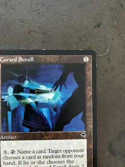 MTG Cursed Scroll Tempest 1997 Old Frame Legacy Premodern Artifact Staple #3 - Image 3