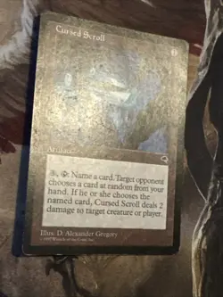Cursed Scroll X1 Mtg Tempest Mp #3 - Image 2