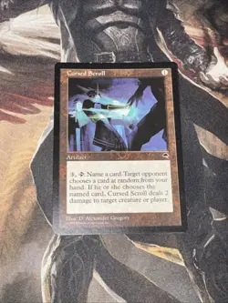 Cursed Scroll X1 Mtg Tempest Lp/Mp #1 - Image 1