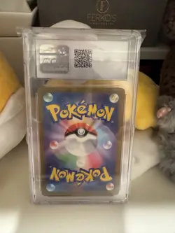 🔥🔥 CGC 10 GEM MINT Japanese Pokemon 2023 Entei 213/190 Shiny Treasure ex Sv4a - Image 2