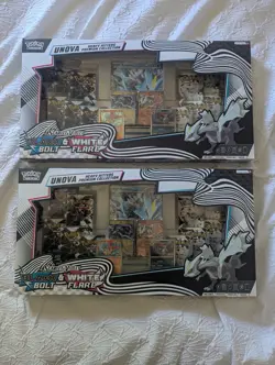 Pokemon TCG: Unova Heavy Hitters Premium Collection x2 Black Bolt White Flare - Image 1