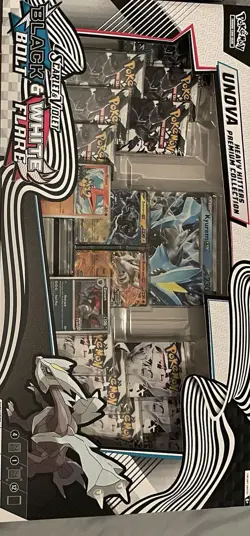 Pokemon TCG Unova Heavy Hitters Premium Black Bolt & White Flare Card Collection - Image 1