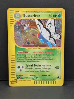 Butterfree 005/165 Expedition Base Set Holo Ultra Rare Pokemon TCG Nintendo MP+ - Image 1