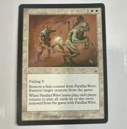 Parallax Wave Magic: The Gathering Nemesis Rare Enchantment Regular English 2000 - Image 1