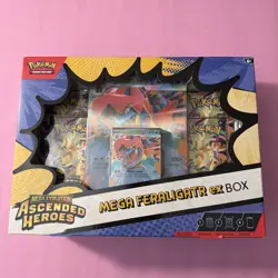 Pokemon TCG Ascended Heroes Mega Feraligatr ex Box Sealed - Mega Feraligatr - Image 1