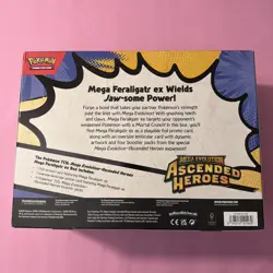 Pokemon TCG Ascended Heroes Mega Feraligatr ex Box Sealed - Mega Feraligatr - Image 2