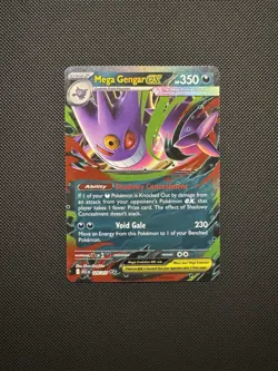 Pokemon TCG Mega Gengar ex 125/217 ME: Ascended Heroes Double Rare Near Mint - Image 1