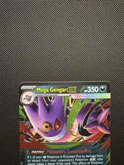 Pokemon TCG Mega Gengar ex 125/217 ME: Ascended Heroes Double Rare Near Mint - Image 3