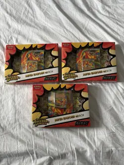 3 Boxes of Pokemon Mega Evolution Ascended Heroes - Mega Emboar EX box - Image 1