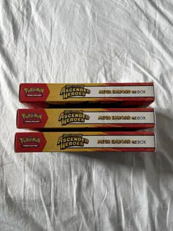 3 Boxes of Pokemon Mega Evolution Ascended Heroes - Mega Emboar EX box - Image 5