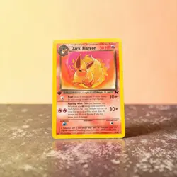Pokemon Cards - Dark Flareon 35/82 - Team Rocket 1st Edition WOTC - NM - Image 1