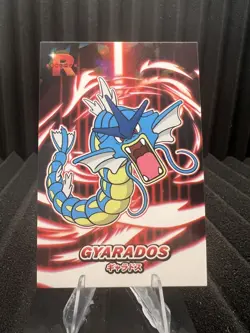 Gyarados - Cracked Ice Holo - Team Rocket Card Database - Pokemon Card - Image 1
