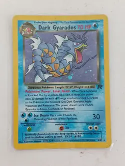 Dark Gyarados Holo Rare Team Rocket Pokemon TCG Card 8/82 Collectable In Sleeve - Image 1