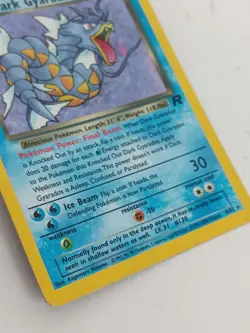 Dark Gyarados Holo Rare Team Rocket Pokemon TCG Card 8/82 Collectable In Sleeve - Image 2