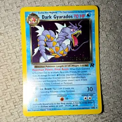 Dark Gyarados 8/82 Team Rocket Prerelease Holo Rare English WotC 2000 - Image 1