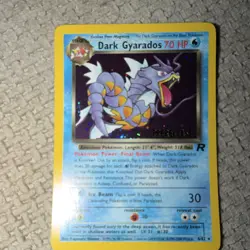 Dark Gyarados 8/82 Team Rocket Prerelease Holo Rare English WotC 2000 - Image 4