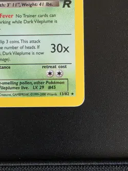 Pokemon TCG Dark Vileplume Holo Card 13/82 Team Rocket 2000 WOTC English NM/LP - Image 5