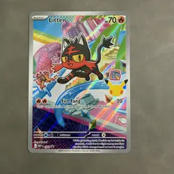 Pokemon TCG First Partner Illustration Collection Series 1 Gen 7 Starters Set - Image 5