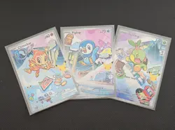Pokemon TCG First Partner Illustration Collection Series 1 Gen 4 Sinnoh Starters - Image 2