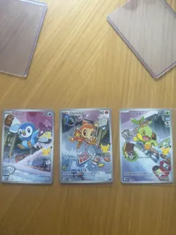 Pokemon TCG First Partner Illustration Collection Series 1 Gen 4 Sinnoh Starters - Image 3