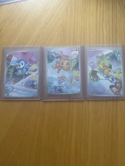 Pokemon TCG First Partner Illustration Collection Series 1 Gen 4 Sinnoh Starters - Image 4