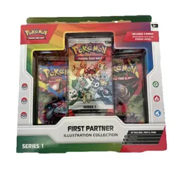 Pokemon TCG First Partner Illustration Collection Series 1 Sealed Box - Image 1