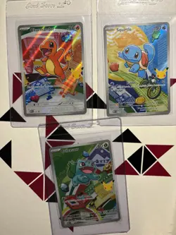 Pokemon TCG: First Partner Illustration Collection Series 1 Kanto Gen 1 Set MINT - Image 1