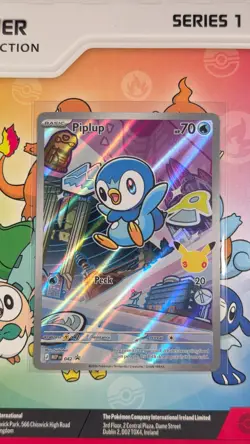 Pokemon TCG First Partner Illustration Collection Series 1 Gen 4 Sinnoh Starters - Image 3