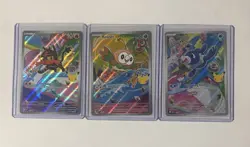 First Partner Illustration Collection Series 1 Gen 7 Alola Starters Pokemon TCG - Image 1