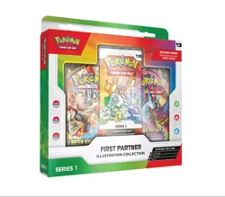 Pokemon TCG First Partner Illustration Collection - Series 1 - Sealed - Image 1