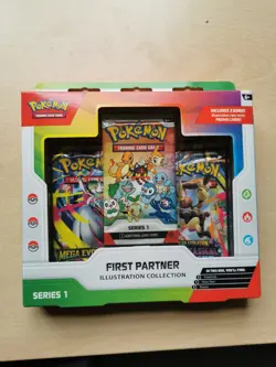 Pokemon TCG First Partner Illustration Collection Series 1 Box - Image 1