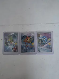 Pokemon TCG First Partner Illustration Collection Series 1 Gen 4 Starters set - Image 1