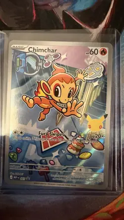 Pokemon TCG - Chimchar MEP 041 - First Partner Illustration Collection Series 1 - Image 1