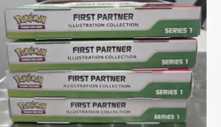 Pokemon TCG First Partner Illustration Collection Series 1 Sealed Boxes Lot of 4 - Image 2