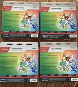 Pokemon TCG First Partner Illustration Collection Series 1 Sealed Boxes Lot of 4 - Image 3
