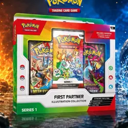 Pokemon TCG First Partner Illustration Collection Series 1 Promo 3 Cards English - Image 1