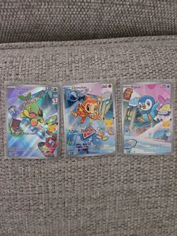 Pokemon TCG First Partner Illustration Collection Series 1 Sinnoh Starters - Image 1