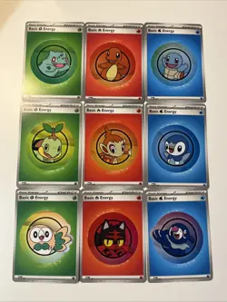 Pokemon TCG First Partner Illustration Collection Series 1 Custom Sticker Cards - Image 1