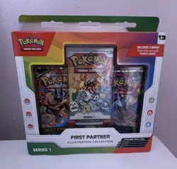 Pokemon TCG First Partner Illustration Collection Series 1 Box - Image 1