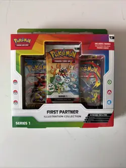Pokemon TCG First Partner Illustration Collection Series 1 Sealed Box - Image 1