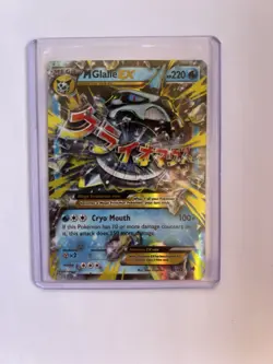 Pokemon TCG Mega M Glalie EX Card 35/162 XY Breakthrough - Image 1