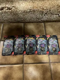 Pokemon TCG Mega Evolution Pitch Black Checklane Blister Gengar Promo Lot Of 5 - Image 1