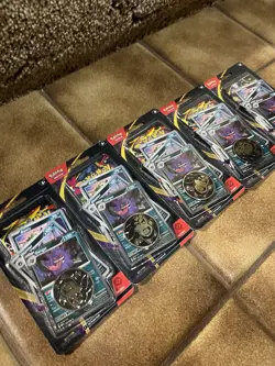Pokemon TCG Mega Evolution Pitch Black Checklane Blister Gengar Promo Lot Of 5 - Image 2