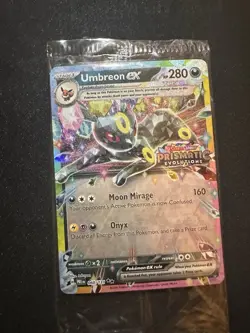 Pokemon TCG Umbreon EX 060/131 Prismatic Evolutions Sealed Promo Card - Image 1