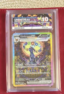 Pokemon TCG Umbreon Ex 161/131 SIR Prismatic Evolutions Ace 10 Perfect Subgrades - Image 1