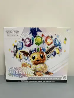 Pokemon TCG: Prismatic Evolutions Elite Trainer Box ETB SMALL TEAR - Image 1