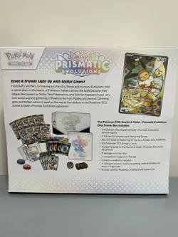 Pokemon TCG: Prismatic Evolutions Elite Trainer Box ETB SMALL TEAR - Image 4