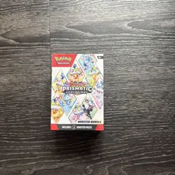 Pokemon TCG: Scarlet & Violet-Prismatic Evolutions Booster Bundle (6 Packs) BNIB - Image 1