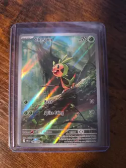 Chespin 087/086 - Mega Evolution: Chaos Rising - Pokemon TCG Illustration Rare - Image 1