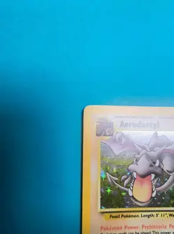 Aerodactyl Holo Rare Fossil 1/62 Pokemon Card LP - Image 3